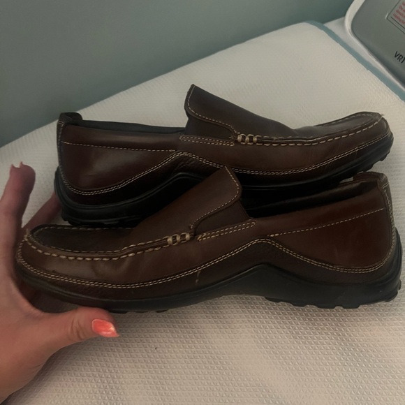 Cole Haan Tucker Venetian Dark Brown Leather Slip-On Loafers Size 8 M main image 6